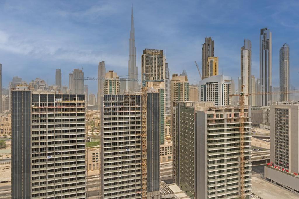 דובאי Fantastic One Bedroom Apartment With Burj-Khalifa View מראה חיצוני תמונה